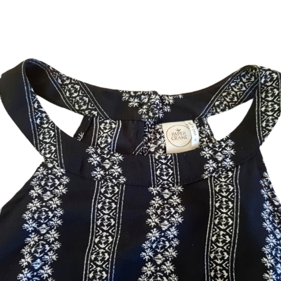 Paper Crane- Halter Blouse - Picture 3 of 4